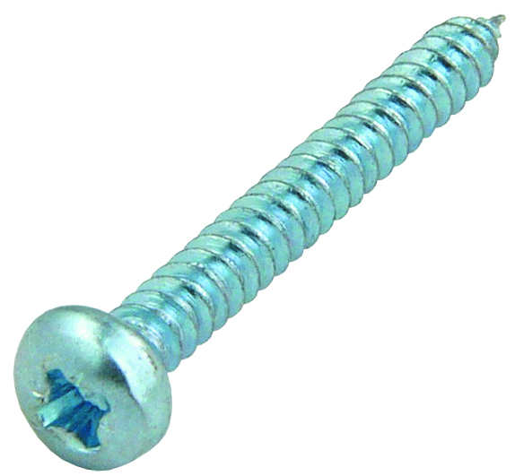 Self Tapping Pan Head Pozi Screw Zinc Plated Hardened Various Sizes 